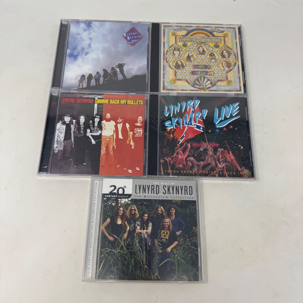 Lynyrd Skynyrd CD Lot of 5 CDs 4 Brand New Sealed 1 Used